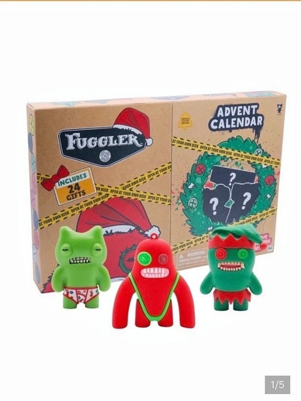 2026 Fuggler Advent Festive Edition Holiday Collectible Mini Figure Countdown
